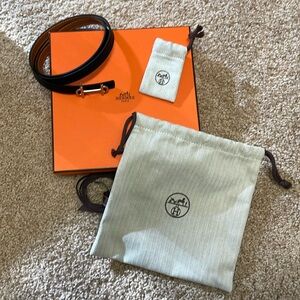 SOLD - Authentic Hermes Gamma Reversible Belt